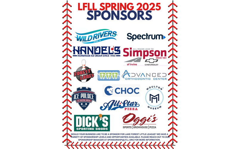 LFLL Spring 2025 Sponsors